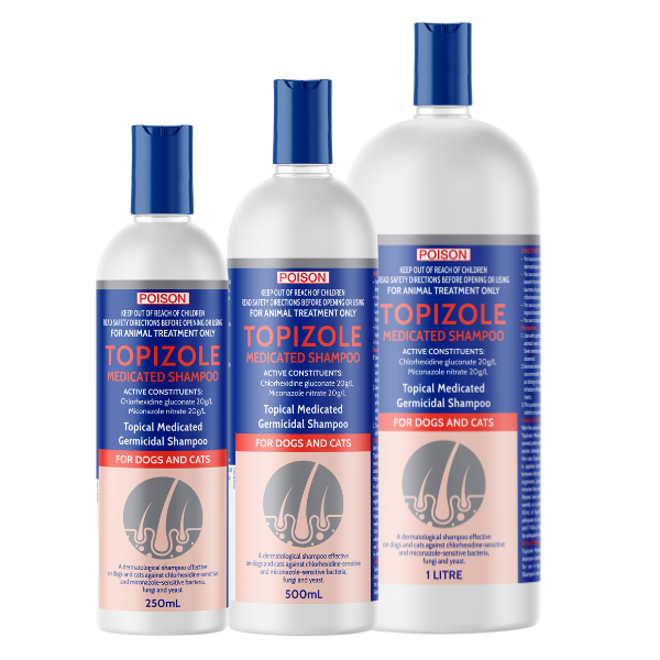 TOPIZOLE MEDICATED SHAMPOO for Dogs and Cats